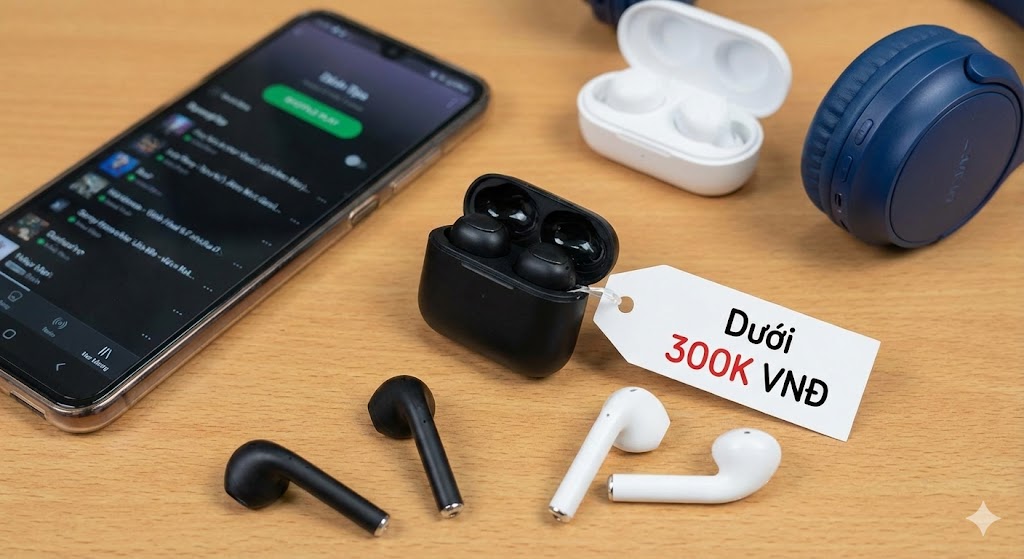Tai Nghe Bluetooth Dưới 300K Có Tốt Không? Nên Mua Loại Nào?
