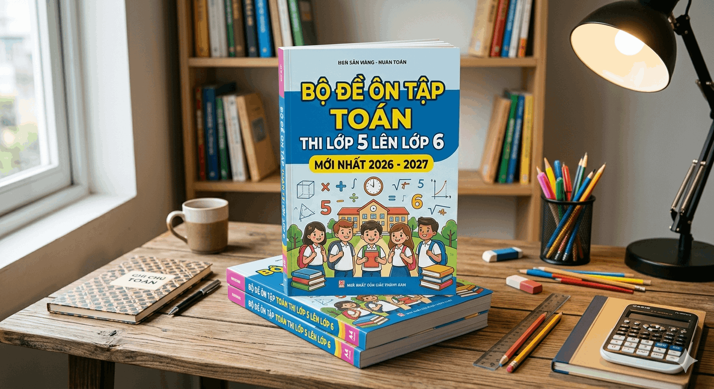 Bộ đề ôn tập toán thi lớp 5 lên lớp 6 mới nhất 2026 - 2027