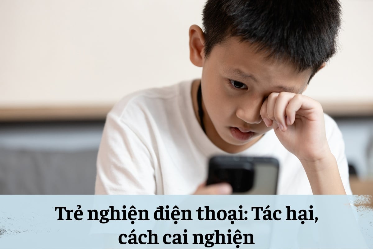 Dấu hiệu trẻ đang nghiện điện thoại và cách xử lý