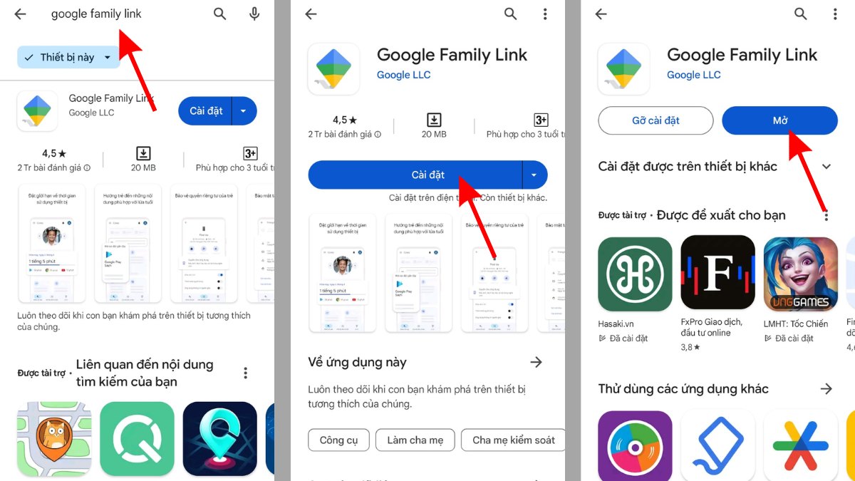 Hướng dẫn cài đặt Google Family Link cho Android và iOS