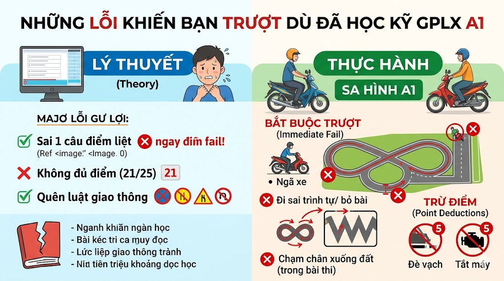 Những lỗi khiến bạn trượt dù đã học kỹ Những lỗi khiến bạn trượt dù đã học kỹ