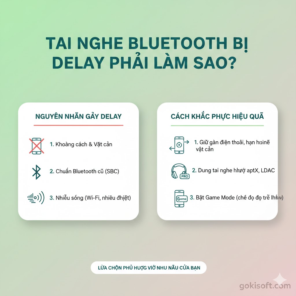 Tai Nghe Bluetooth Bị Delay Phải Làm Sao?