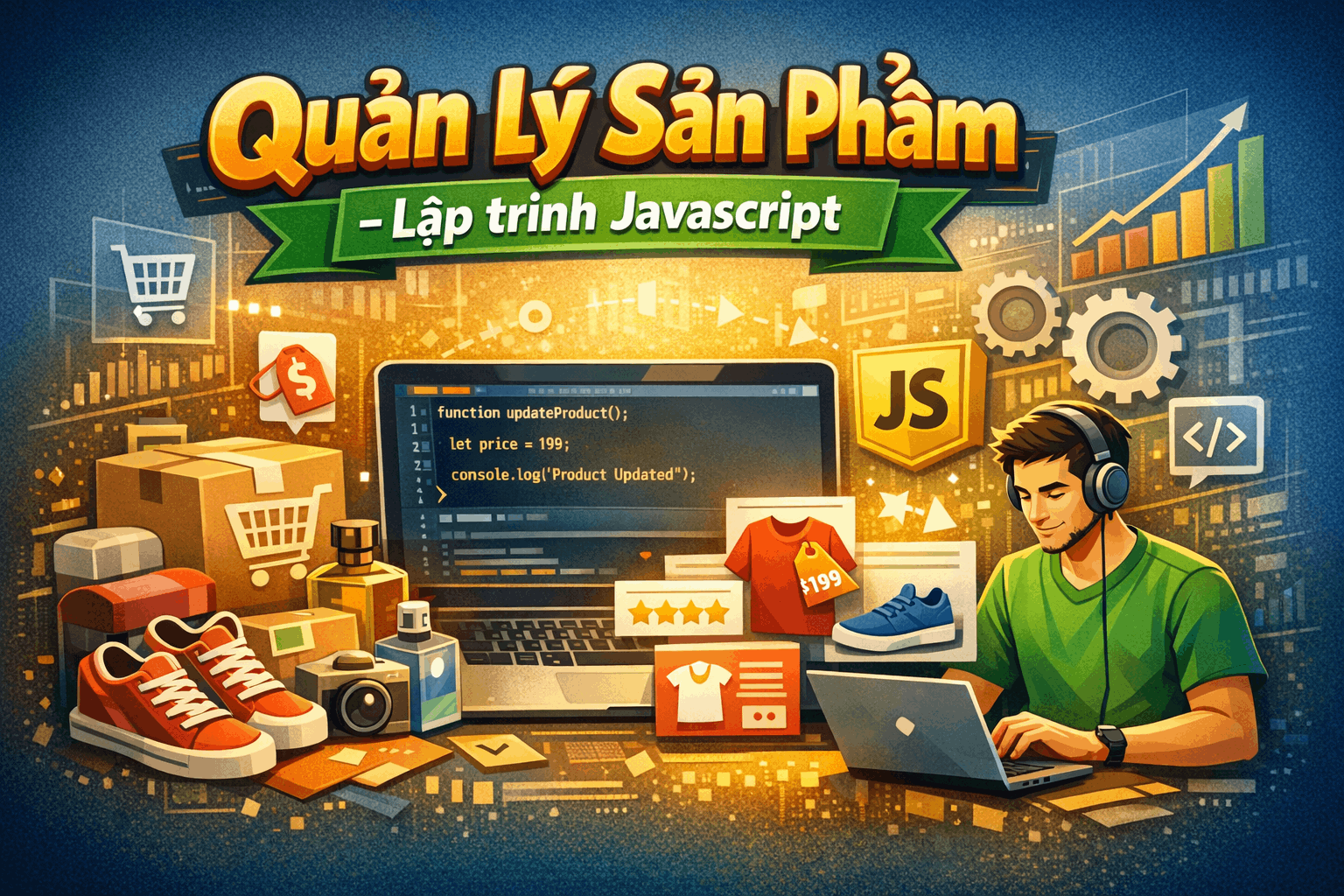Xây dựng ứng dụng quản lý sản phẩm bằng Javascript - Khoá học lập trình Javascript
