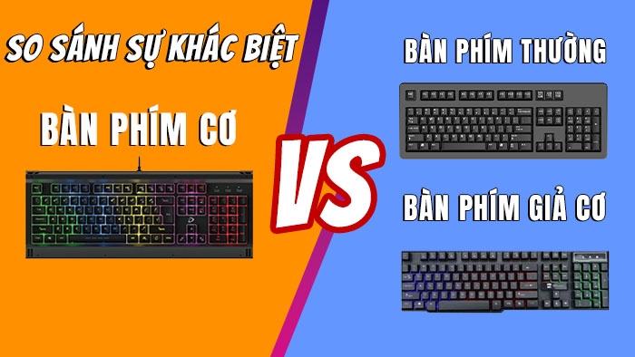 Bàn phím giả cơ là gì? Cách phân biệt với bàn phím cơ thật
