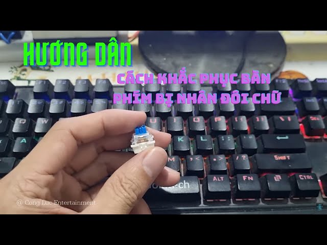 Cách sửa lỗi bàn phím cơ bị double click bằng phần mềm