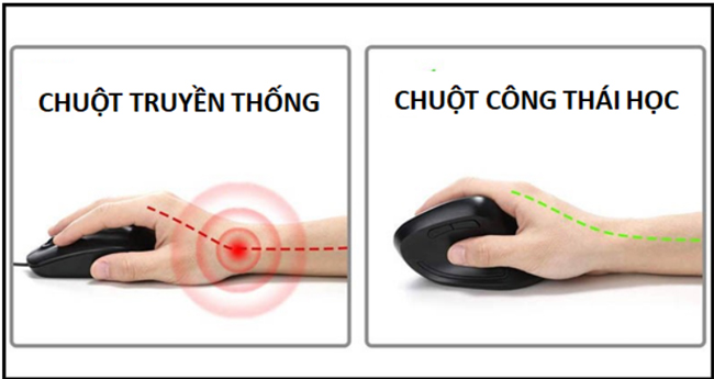 Khi nào nên sử dụng chuột công thái học?