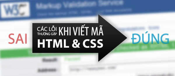 Những lỗi thường gặp khi viết HTML