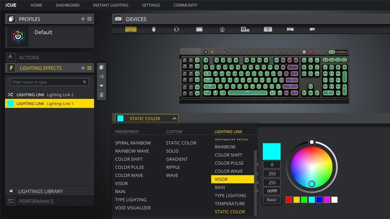 Phần mềm Corsair iCUE: Sức mạnh tùy biến không giới hạn
