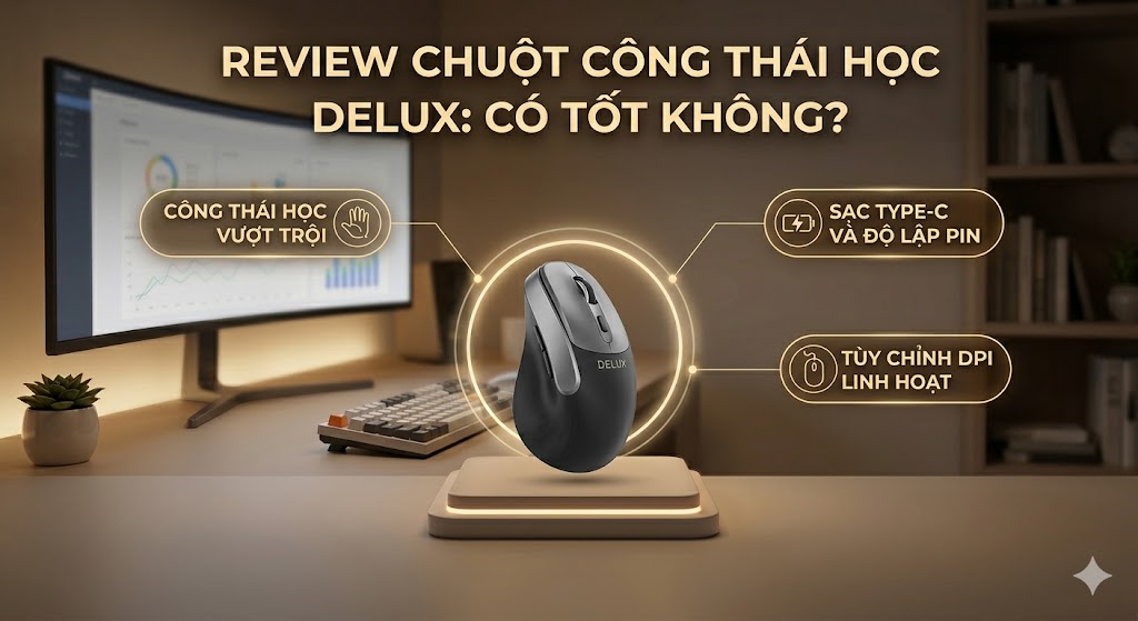Review Chuột Công Thái Học Delux Có Tốt Không?