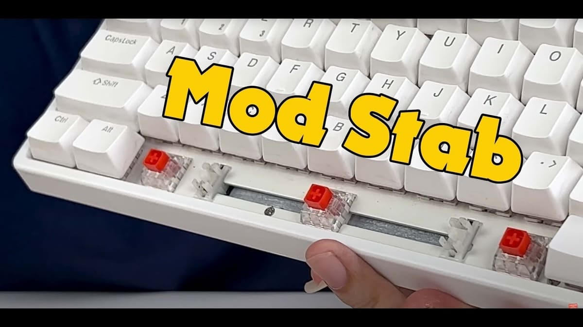 Stab bàn phím cơ là gì? Cách cân stab cho phím gõ mượt hơn