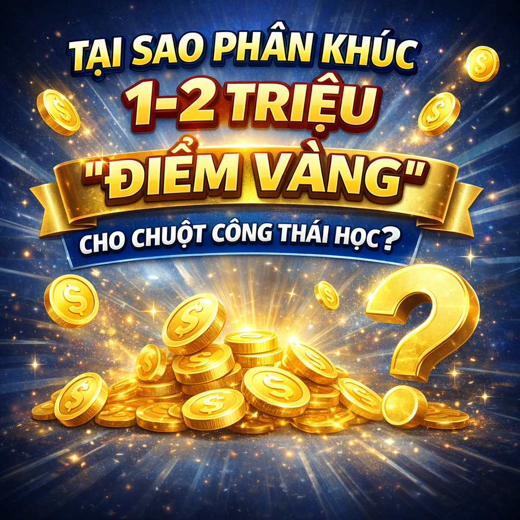 Tại sao phân khúc 1-2 triệu là "điểm vàng" cho chuột công thái học?