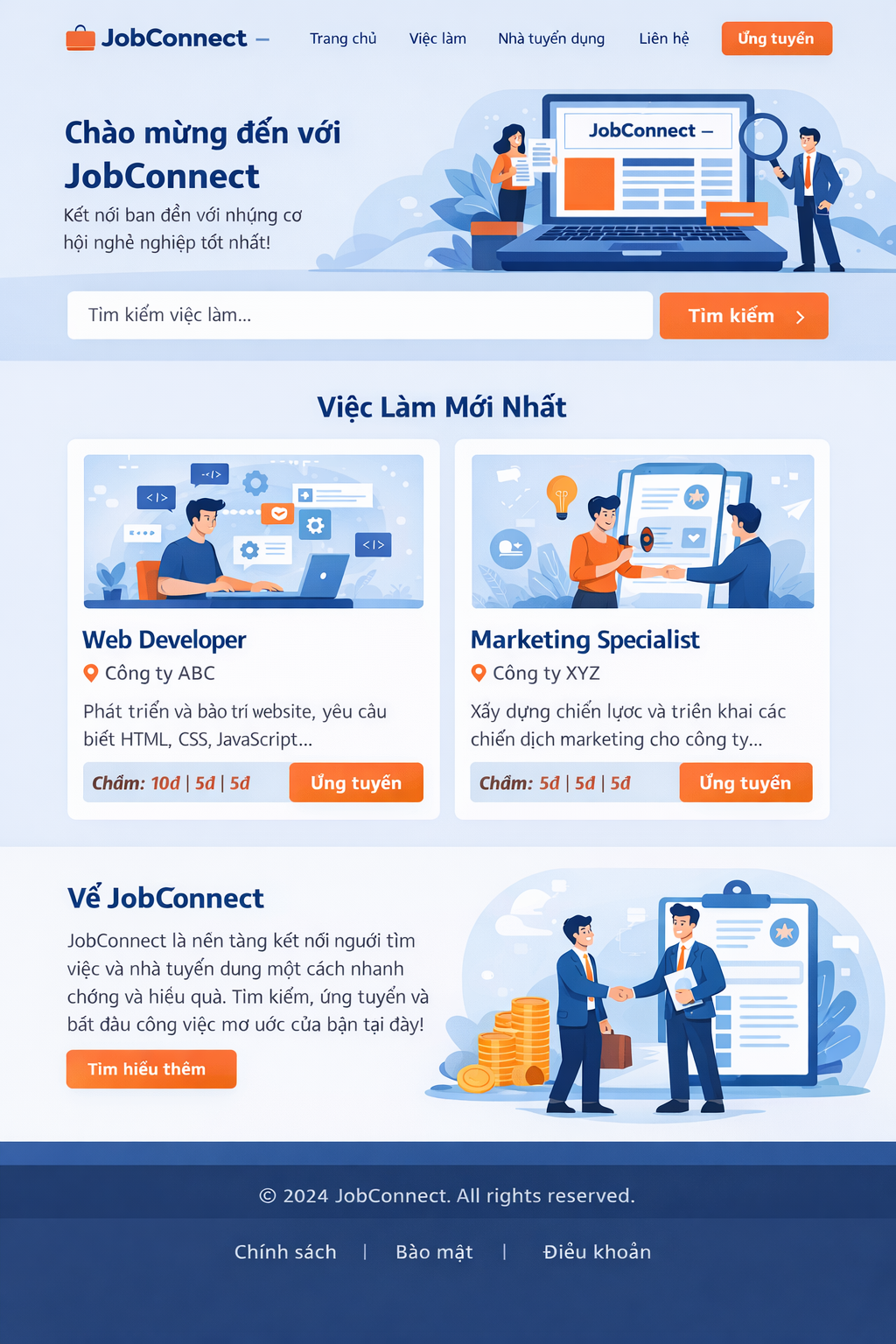Web Giới Thiệu Việc Làm - Khoá Học Lập Trình Html/css/js Web Giới Thiệu Việc Làm - Khoá Học Lập Trình Html/css/js