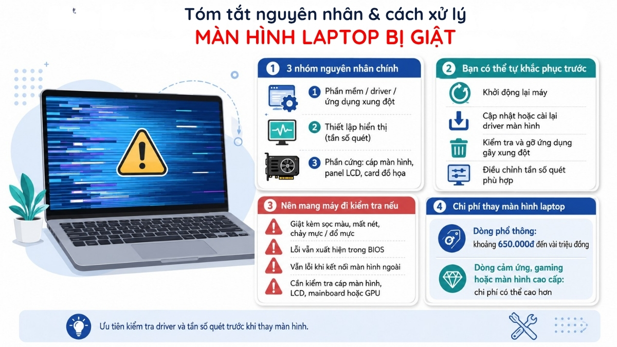 Cơ chế vật lý đằng sau hiện tượng giá đỡ laptop bị rung lắc khi gõ phím