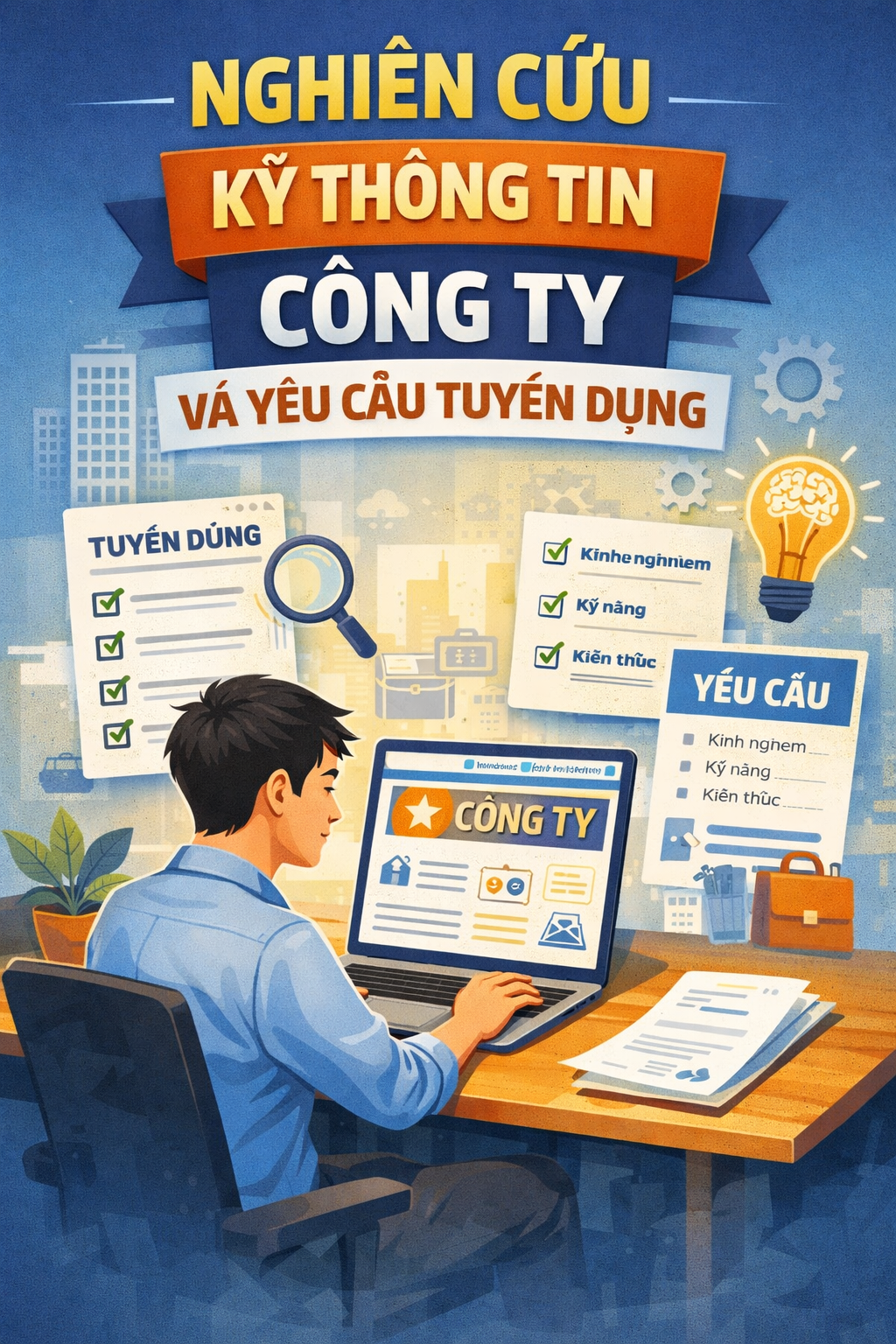 Nghiên cứu kỹ thông tin công ty và yêu cầu tuyển dụng Nghiên cứu kỹ thông tin công ty và yêu cầu tuyển dụng