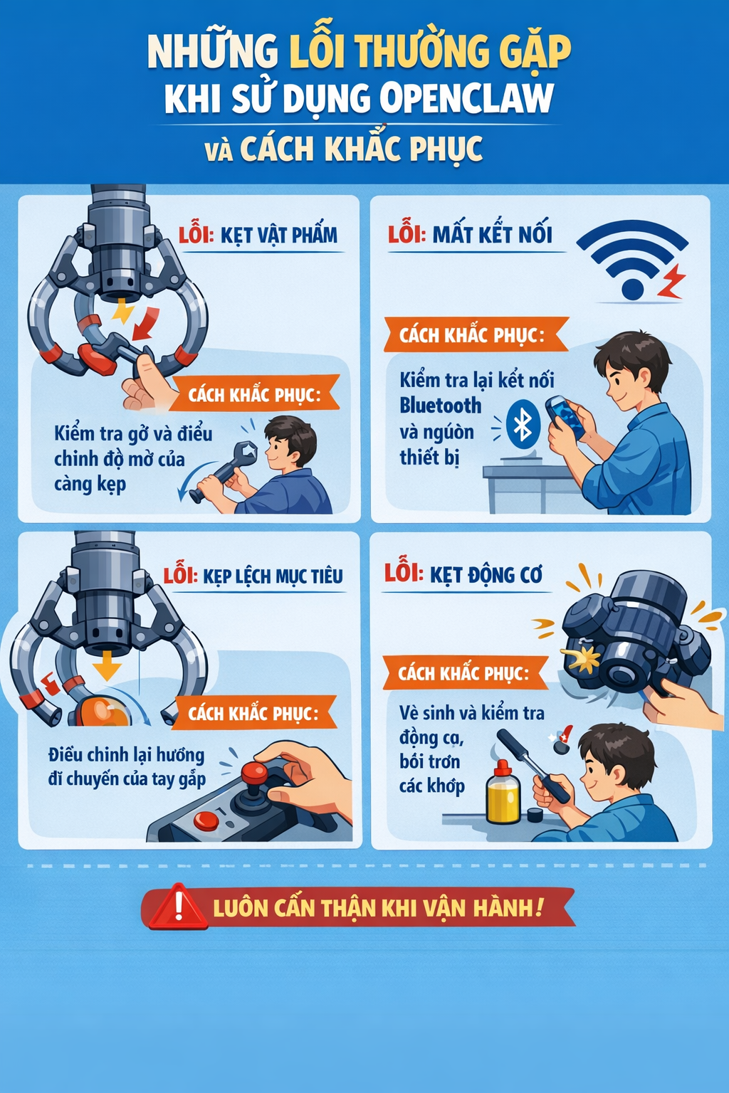 Những lỗi thường gặp khi sử dụng OpenClaw và cách khắc phục Những lỗi thường gặp khi sử dụng OpenClaw và cách khắc phục