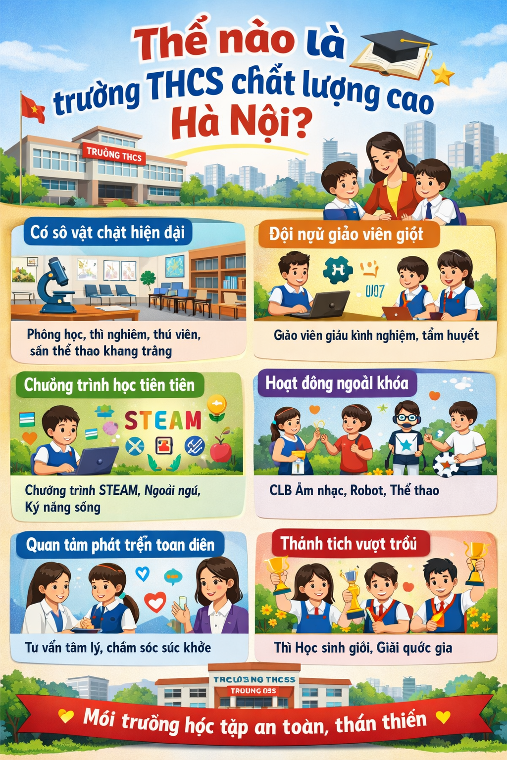 Thế nào là trường THCS chất lượng cao Hà Nội?