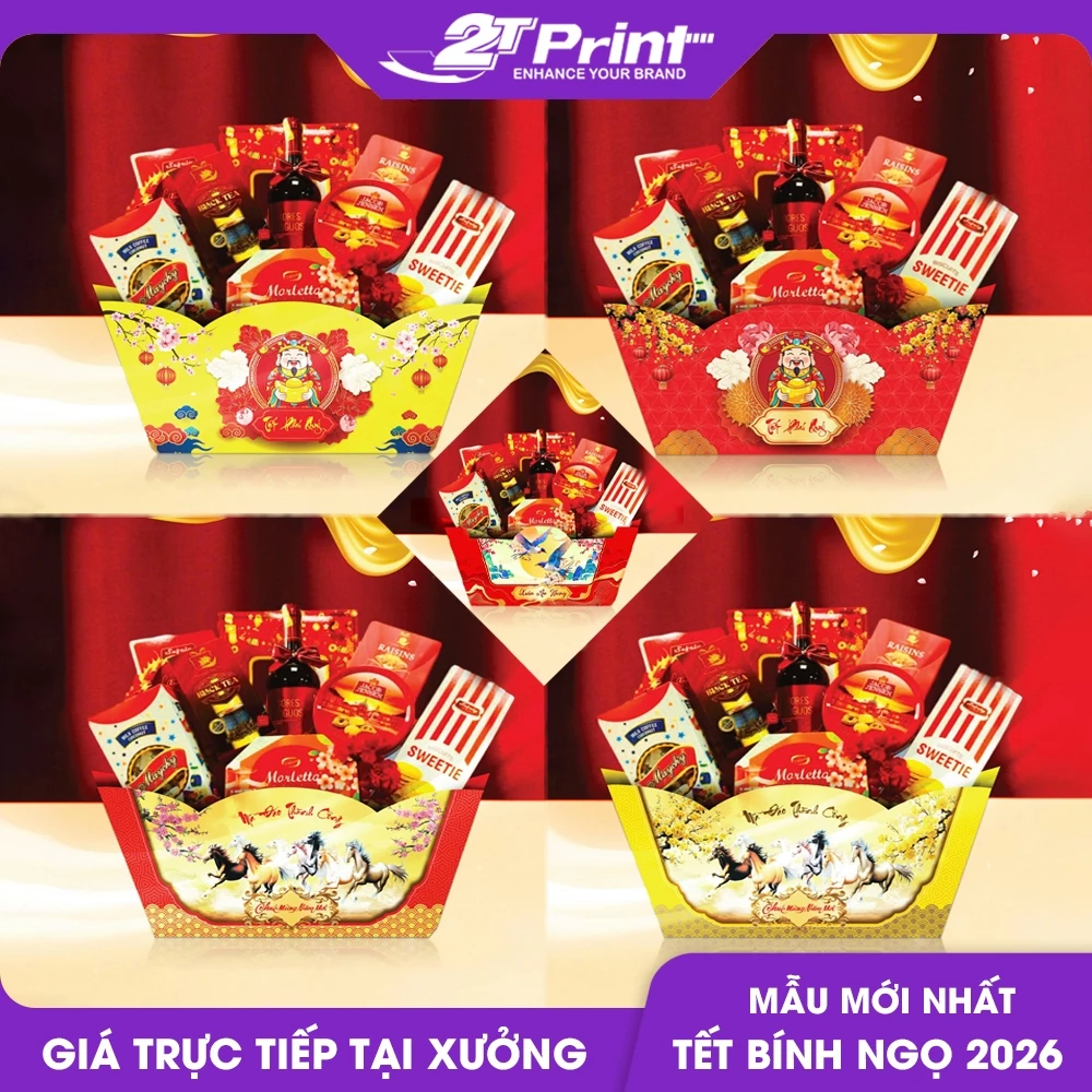 Combo 50 Khay Thuyền Đựng Quà Tết Mới Nhất 2026, Giỏ Thuyền Đựng Quà Tết Sang Trọng, Cứng Cáp, Đa Dạng Mẫu
