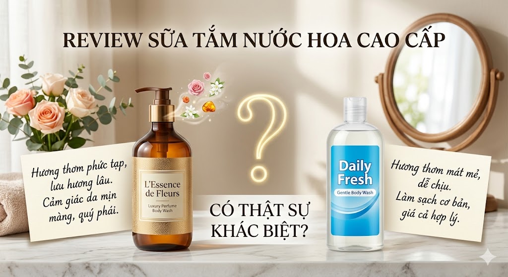 Review Sữa Tắm Nước Hoa Cao Cấp Có Thật Sự Khác Biệt?