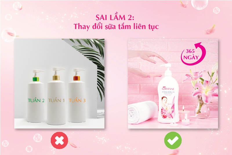 Những sai lầm khi chọn sữa tắm giá rẻ bạn nên tránh