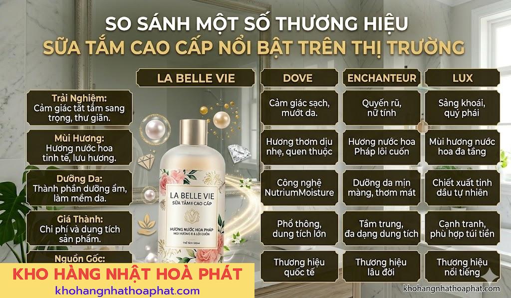 So Sánh Một Số Thương Hiệu Nổi Bật Trên Thị Trường