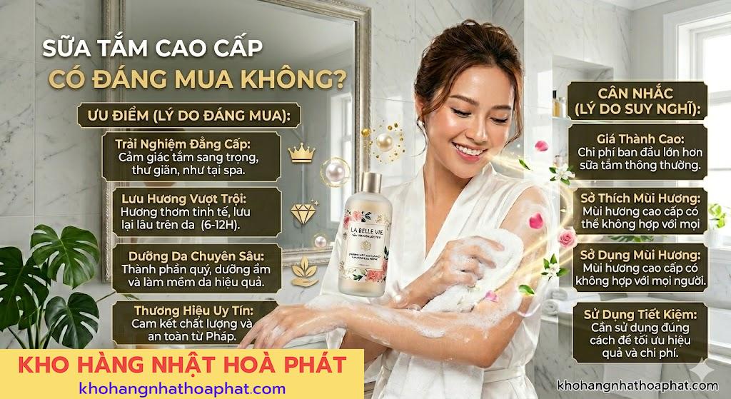 Sữa Tắm Cao Cấp Có Đáng Mua Không?
