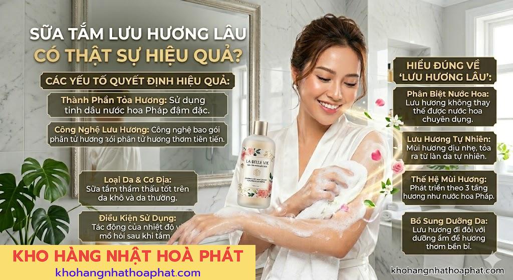 Sữa Tắm Lưu Hương Lâu Có Thật Sự Hiệu Quả?