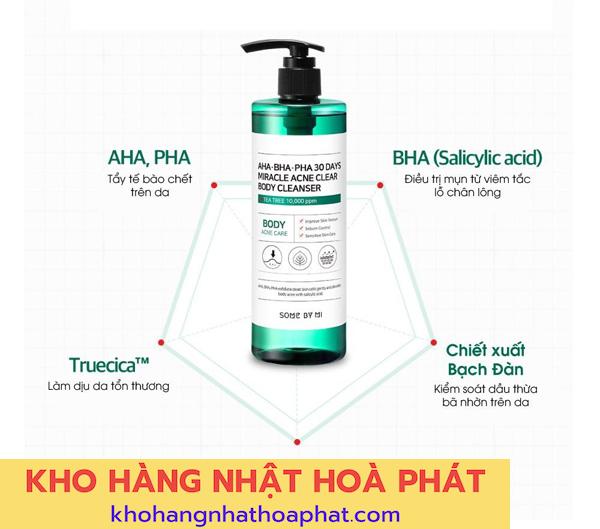 Thành phần chính trong sữa tắm Some By Mi có gì đặc biệt?