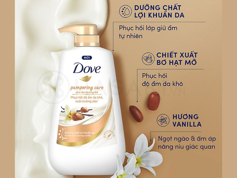 Tiêu chí chọn sữa tắm giá rẻ cho da khô hiệu quả